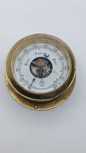 Nautical wall ship - wall, barometer